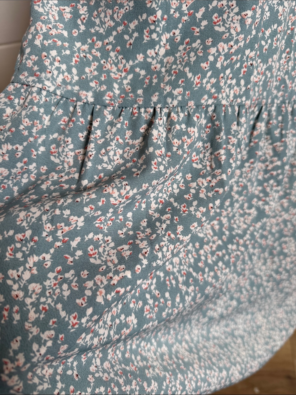 Sleeveless Tie-Shoulder Floral Maxi Dress In Sage Green Shop Stevie — image 3 of 8